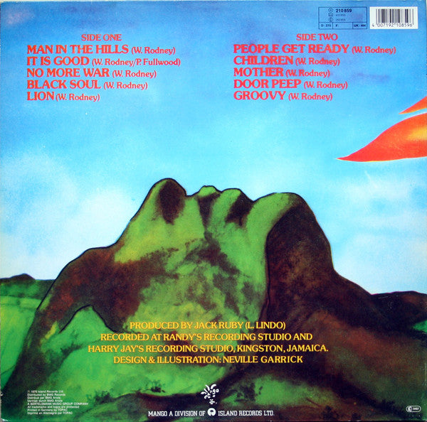 Burning Spear : Man In The Hills (LP, Album, RP, Gat)