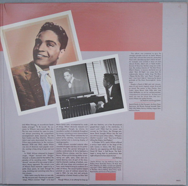 Jackie Wilson : The Jackie Wilson Story (2xLP, Album, Comp, Pit)