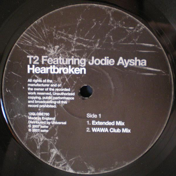 T2 (5) Featuring Jodie Aysha : Heartbroken (12", Single)