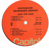 Quicksilver Messenger Service : Just For Love (LP, Album, RE, Win)