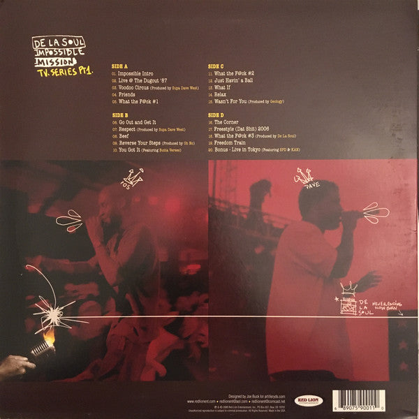 De La Soul : The Impossible: Mission TV Series: Pt. 1 (2xLP, Album)