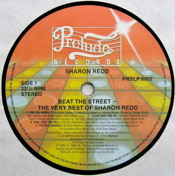 Sharon Redd : Beat The Street - The Very Best Of Sharon Redd (LP, Album, Comp)