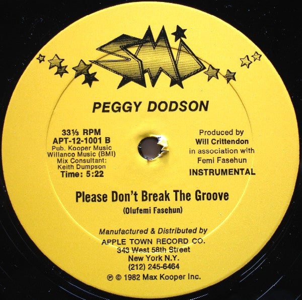 Peggy Dodson : Please Don't Break The Groove (12")