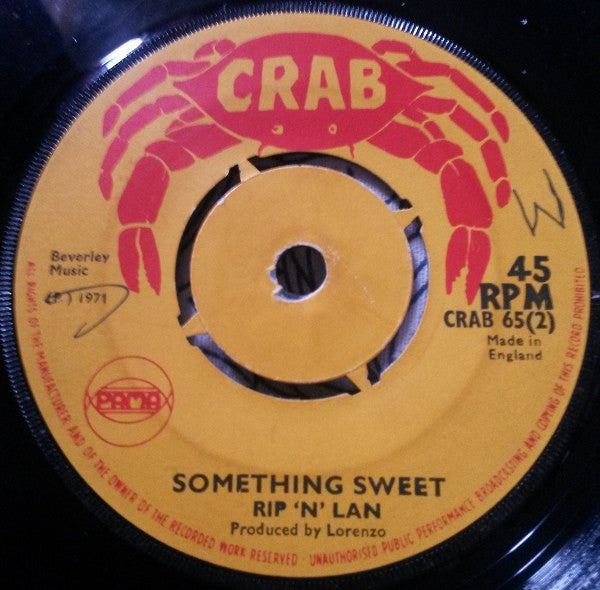 Rip 'N' Lan : In The Ghetto / Something Sweet (7", 4-P)