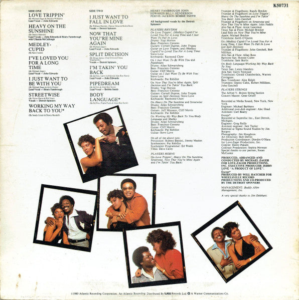 Detroit Spinners* : Love Trippin' (LP, Album)