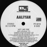 Aaliyah : Hot Like Fire (12", Promo)