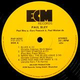 Paul Bley With Gary Peacock : Paul Bley With Gary Peacock (LP, Album)