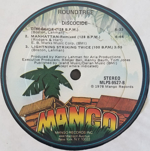 Roundtree : Discocide (LP, Album)