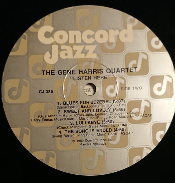 The Gene Harris Quartet : Listen Here! (LP, Album)