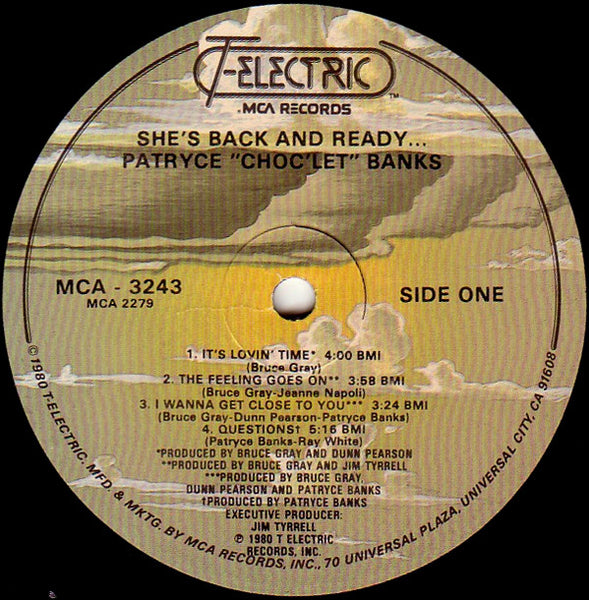 Patryce "Choc'let" Banks* : She's Back And Ready... (LP, Album)