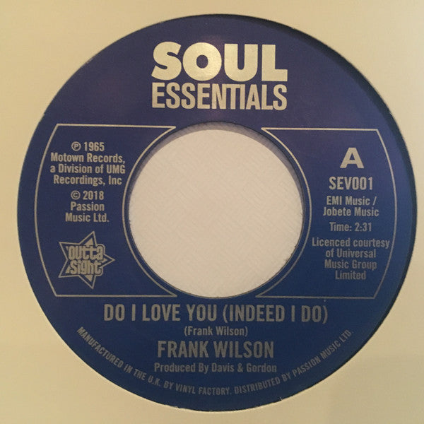 Frank Wilson : Do I Love You (Indeed I Do) / Sweeter As The Days Go By (7", Single, Ltd, RE)