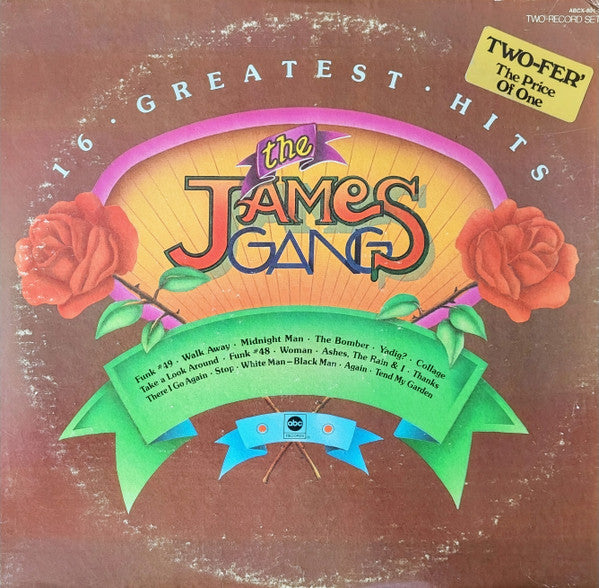 James Gang : 16 Greatest Hits (2xLP, Comp, RP)