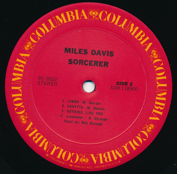 Miles Davis : Sorcerer (LP, Album, RE)