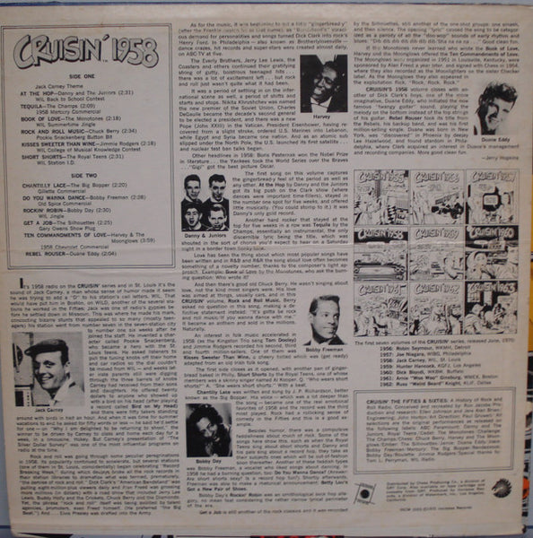 Various : Cruisin' 1958 (LP, Comp, Mixed)