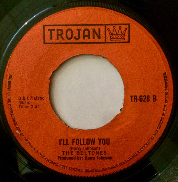 The Beltones : No More Heartaches (7", Single, Lab)
