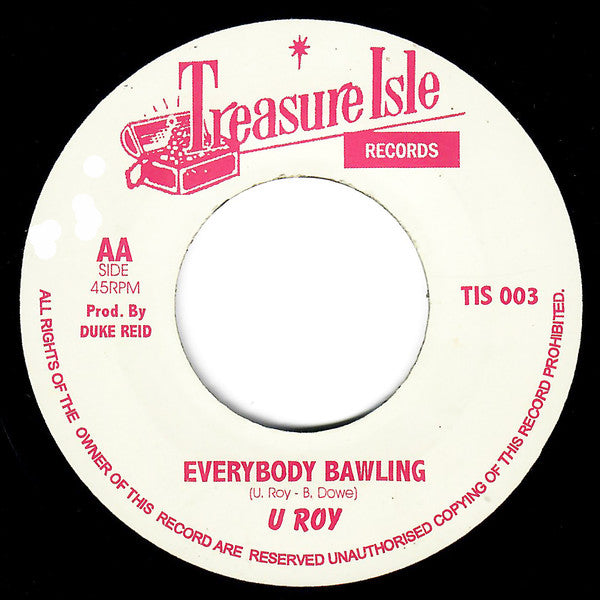 The Melodians / U Roy* : Everybody Bawling / Everybody Bawling (7", Single, RE)