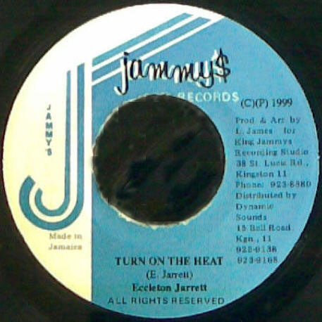 Eccleton Jarrett : Turn On The Heat (7", Single, MP, RP)