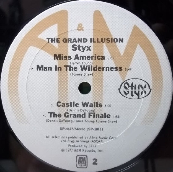 Styx : The Grand Illusion (LP, Album)
