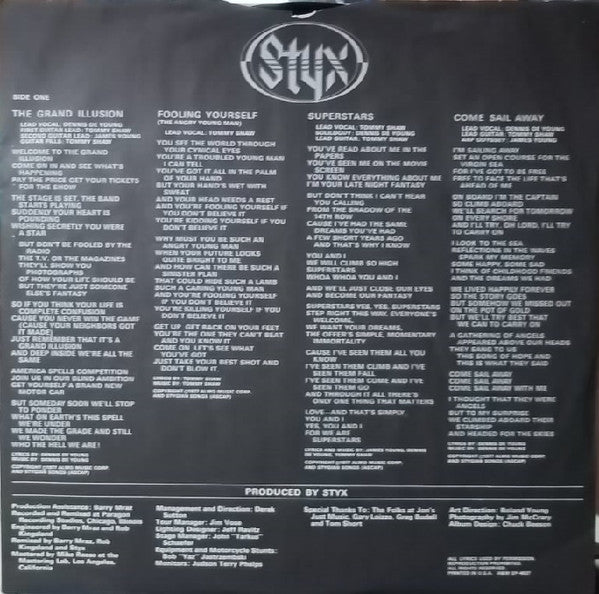 Styx : The Grand Illusion (LP, Album)