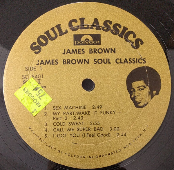 James Brown : James Brown Soul Classics (LP, Comp, Mon)