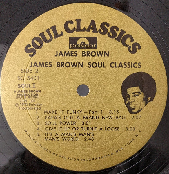 James Brown : James Brown Soul Classics (LP, Comp, Mon)