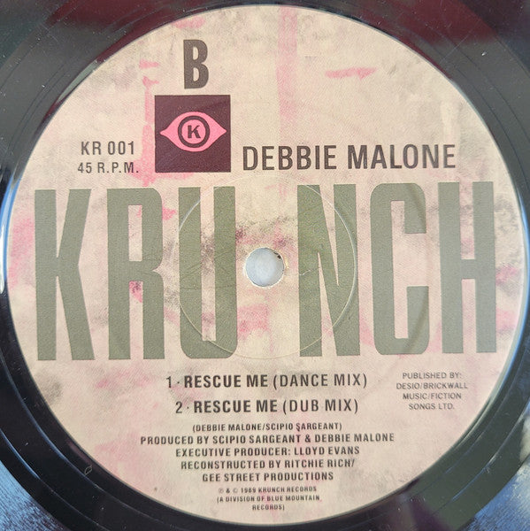 Debbie Malone : Rescue Me (12")
