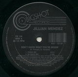 Jillian Mendez : Don't Know What You're Missin' (12", Bla)