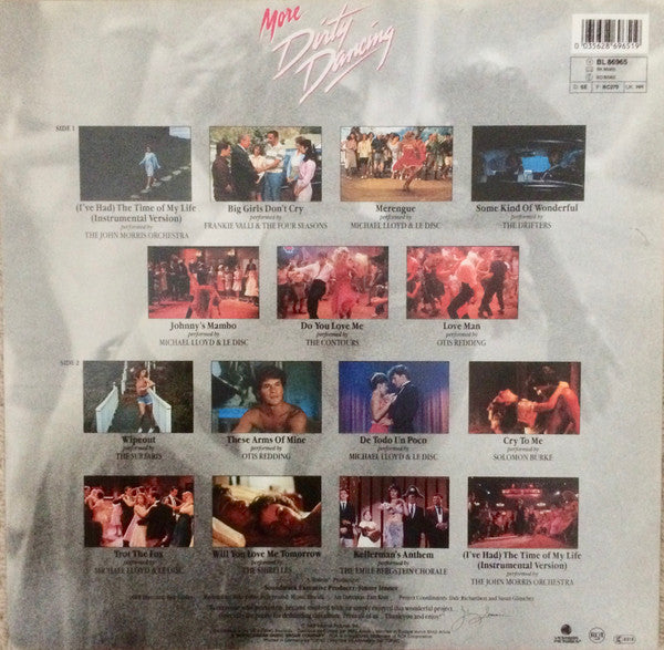 Various : More Dirty Dancing (More Original Music From The Hit Motion Picture "Dirty Dancing") (LP, Comp, M/Print)
