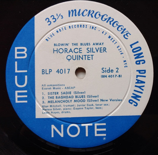 The Horace Silver Quintet & Trio* : Blowin' The Blues Away (LP, Album, Mono, Dee)