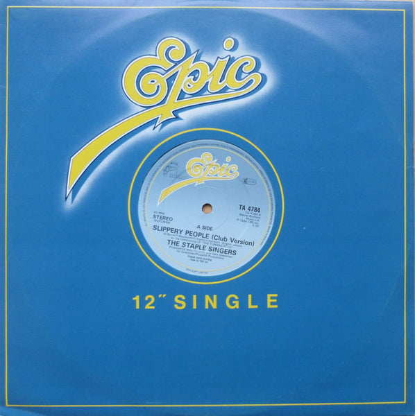 The Staple Singers : Slippery People (12", Single, Com)