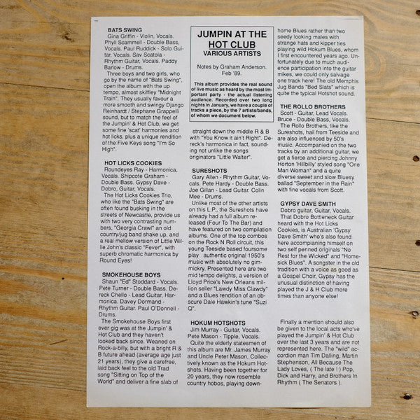 Various : Jumpin' At The Hot Club (LP, Comp)