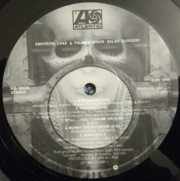 Emerson, Lake & Palmer : Brain Salad Surgery (LP, Album, RE, Die)