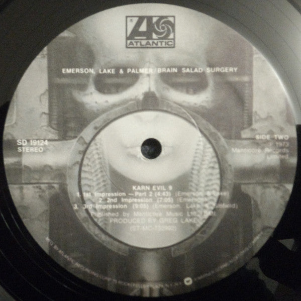 Emerson, Lake & Palmer : Brain Salad Surgery (LP, Album, RE, Die)