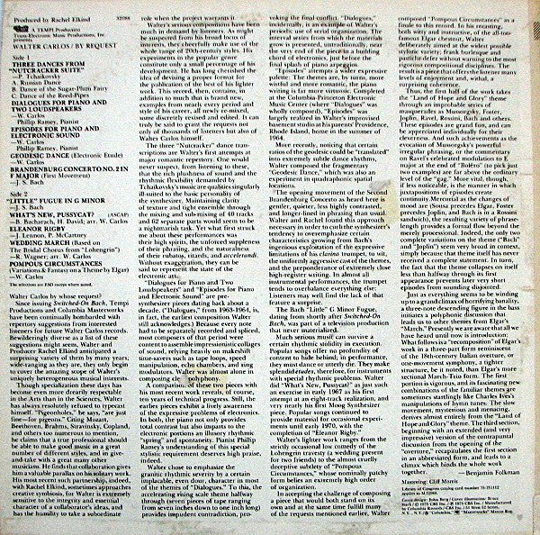 Walter Carlos : By Request (LP, Album)