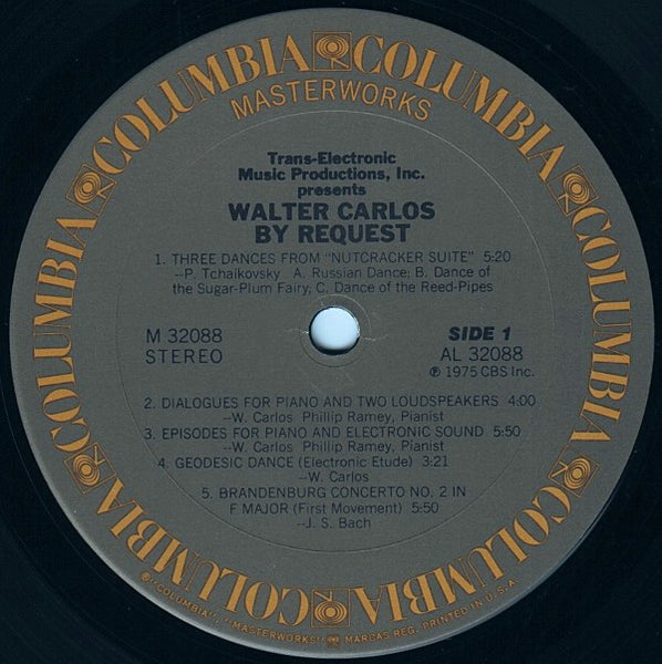Walter Carlos : By Request (LP, Album)