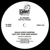 Rollo Goes Camping : Get Off Your High Horse (12", Promo)