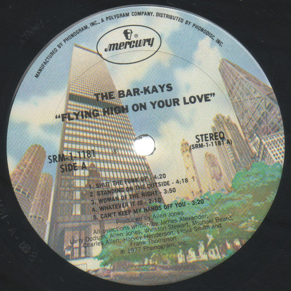 Bar-Kays : Flying High On Your Love (LP, Album, Pit)