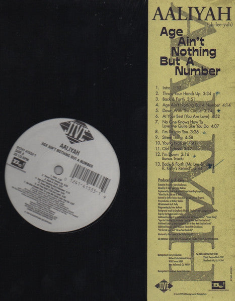 Aaliyah : Age Ain't Nothing But A Number (LP, Album)