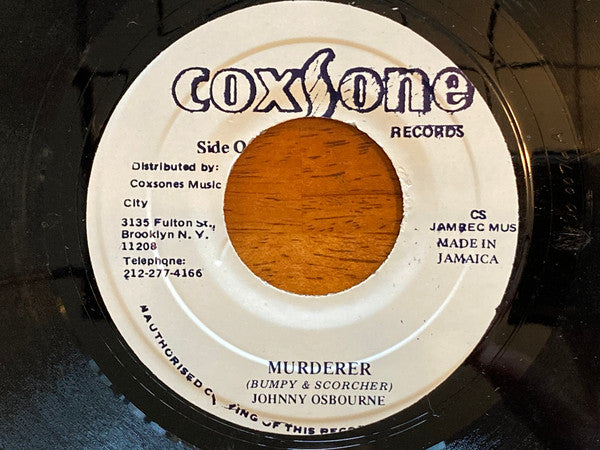 Johnny Osbourne : Murderer (7")