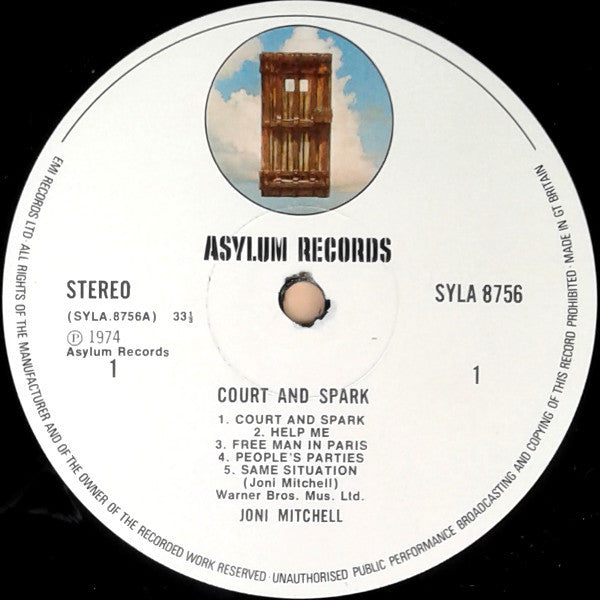 Joni Mitchell : Court And Spark (LP, Album)