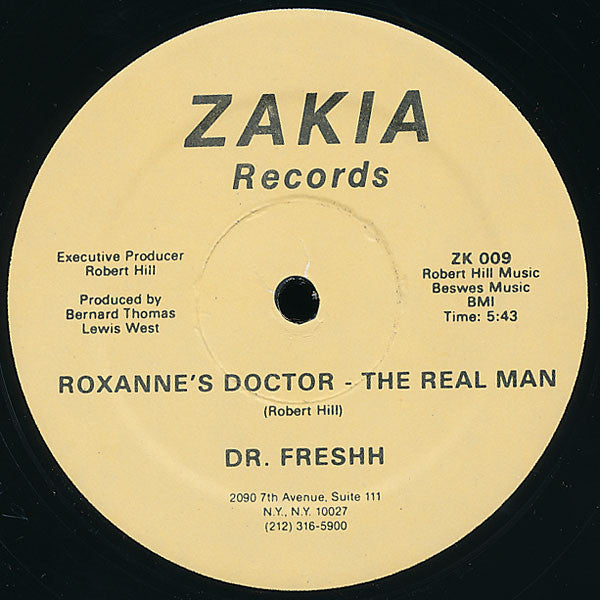 Dr. Freshh : Roxanne's Doctor - The Real Man (12")