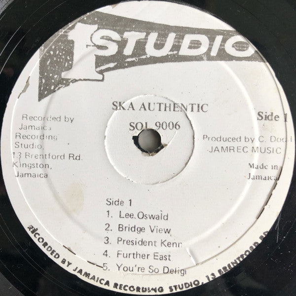 The Skatalites : Ska Authentic (LP, Album, Mono, RE)