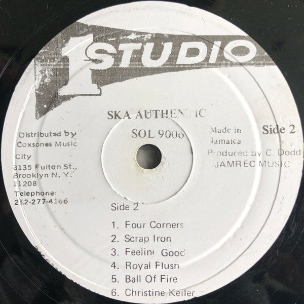 The Skatalites : Ska Authentic (LP, Album, Mono, RE)