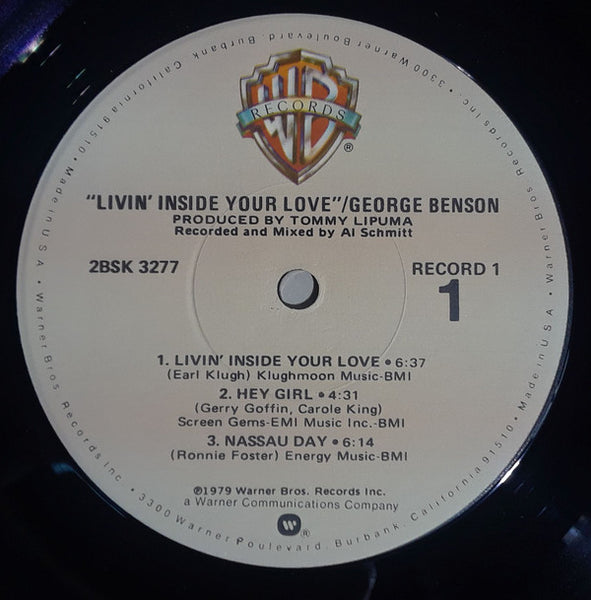George Benson : Livin' Inside Your Love (2xLP, Album, Jac)