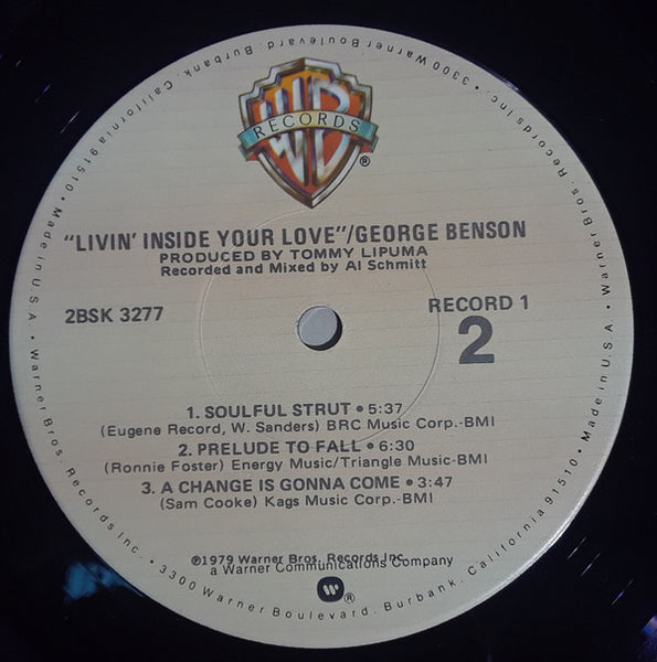 George Benson : Livin' Inside Your Love (2xLP, Album, Jac)
