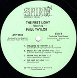 The First Light Featuring Paul Taylor (36) : The Prime Time Gospel (LP, Album)
