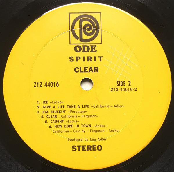 Spirit (8) : Clear (LP, Album, Ter)