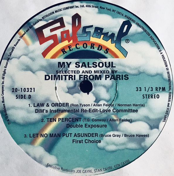 Dimitri From Paris : My Salsoul (Disco Classics) (2xLP, Mixed)