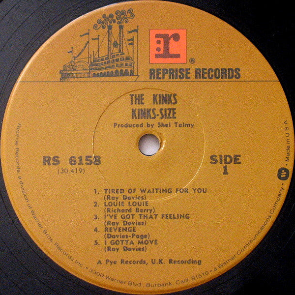 The Kinks : Kinks-Size (LP, Album, RE, Jac)