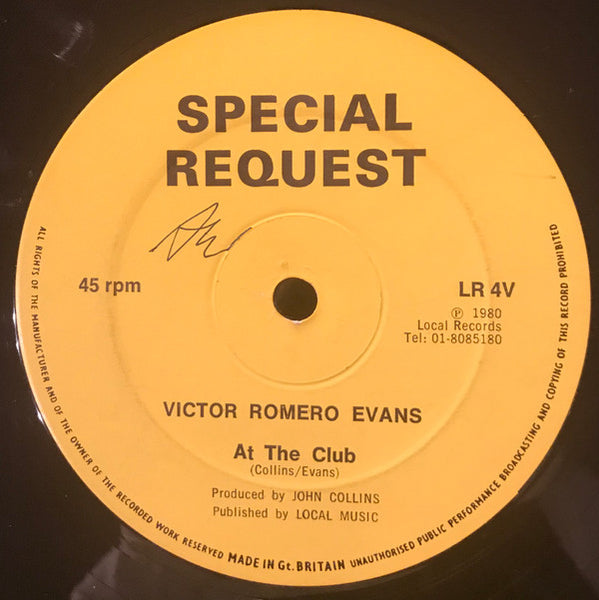 Victor Romero Evans / The Detonators (2) : At The Club / Lift Off (12")